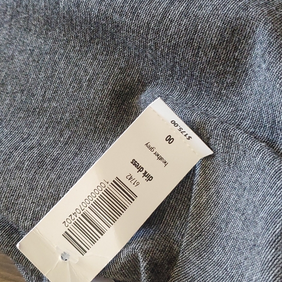 NWT Babaton Dirk Dress Heather's Grey sz00 Aritizia - Picture 3 of 4